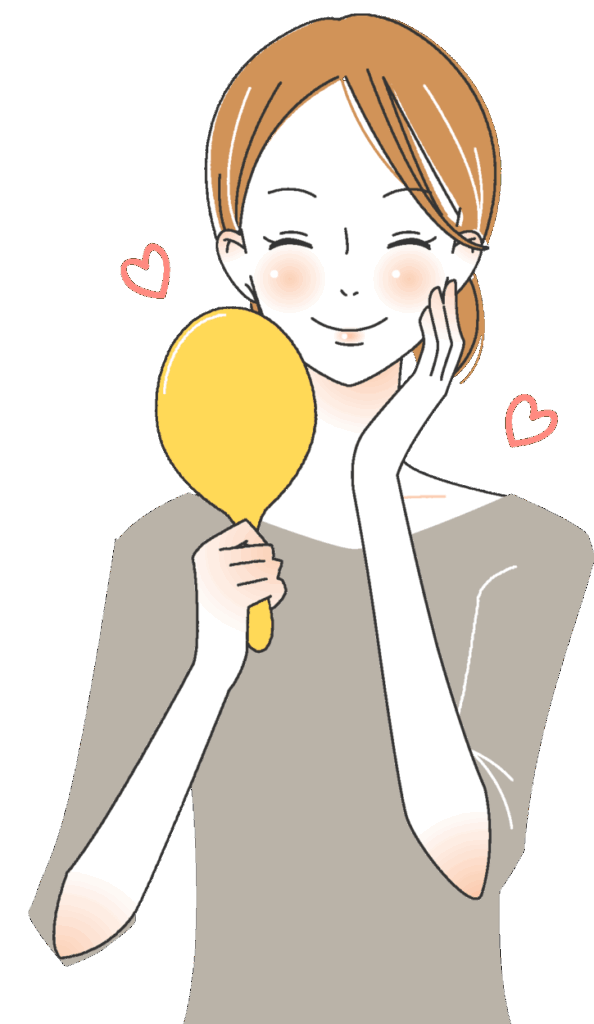 顔色が良くなった女性